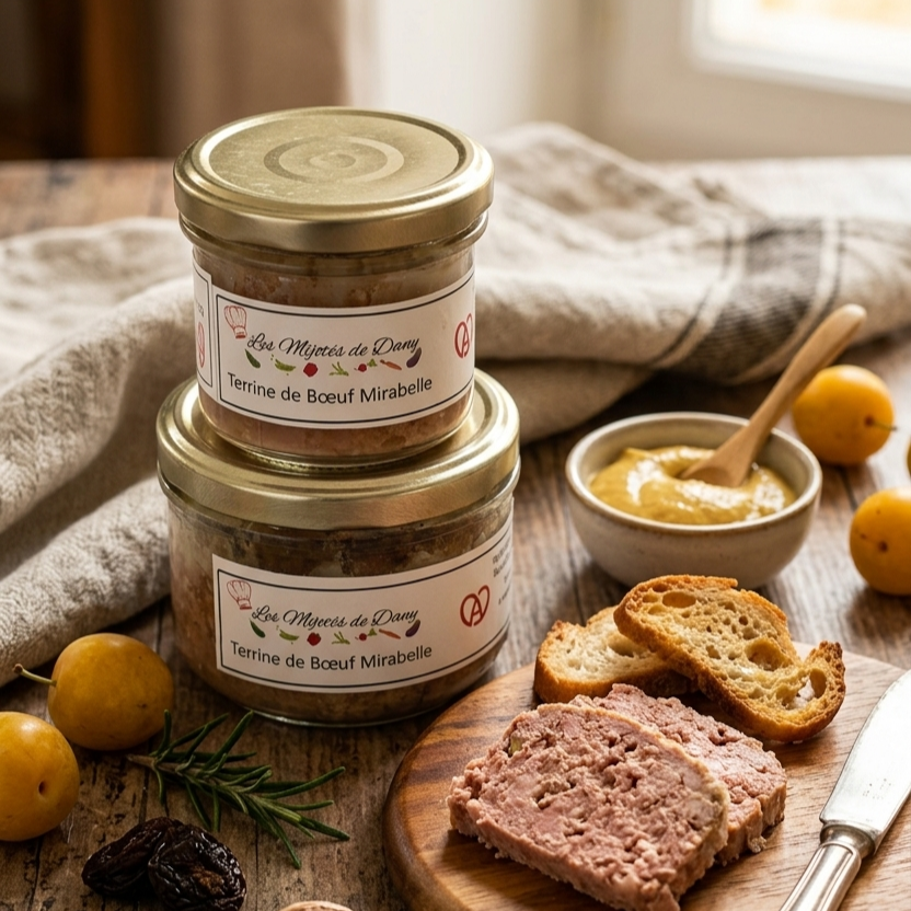 Terrine de bœuf Mirabelle