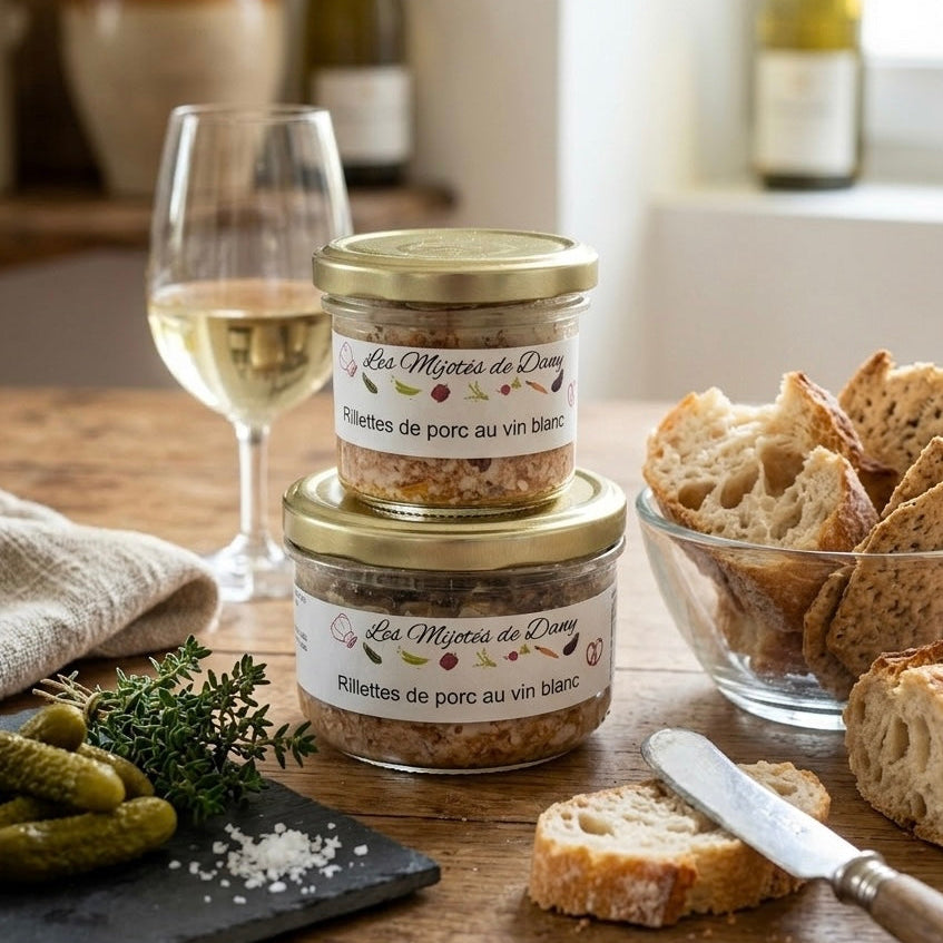 Rillettes de porc au vin blanc
